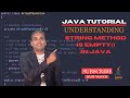 Java String [isEmpty() method] | Java Tutorial