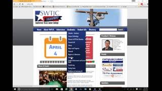 SWTJC Class Schedule Tutorial