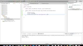 Java Tutorials: Episode 10 - Basic Threading
