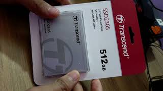 Transcend TS512GSSD230S 230S 512GB 2.5 Inch SATA III SSD Unboxing