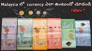 తెలుగు లో Malaysian Currency ఇదే పెద్ద Note | Malaysia Ringgit explained | Telugu vlogs in Malaysia