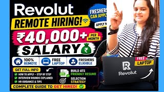₹45K Work From Home Job 😳 International Company Hiring Now | Revolut Remote Jobs 2026