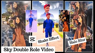 Sky double role video l How to make double role video on sky | Sky change video editing in capcut