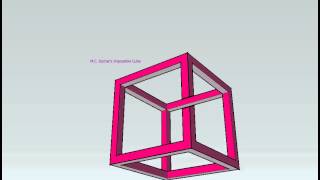 Escher Impossible Cube