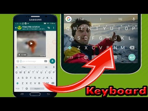 How to set wallpaper on keyboard How to set wallpaper on keyboard