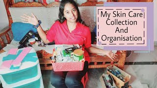 My Skin Care Collection And Organisation | ನನ್ನ ಸ್ಕಿನ್ ಕೇರ್ ಕಲೆಕ್ಷನ್ | Kannada Vlogs