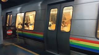 Metro de Caracas Línea 2 | Tren Alstom S4 Saliendo de Capuchinos con dirección Bello Monte