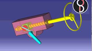 how worm and nut steering works steering mechanism animation