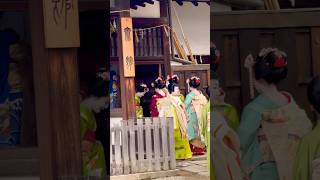 2月2日/祇園東の舞妓さんたちが来た! 京都の祇園・八坂神社節分祭・奉納舞踊\u0026豆まきMaiko Kyoto Gion Japan