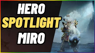 Hero Spotlight Miro - Unique Ice Blast Hero That Can Be A Tank In DragonHeir Silent Gods