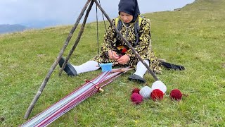 KARADENİZ' İN MUHTEŞEM DOĞASINDA YAYLADA  DIRMAÇ DOKUDUM  VE KUYMAK (MIHLAMA) YAPTIM.