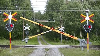 Spoorwegovergang Bräcke (S) // Railroad crossing // Järnvägsövergång