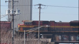 Northbound CPKC Manifest at Kilbourn Ave with KCS ACe