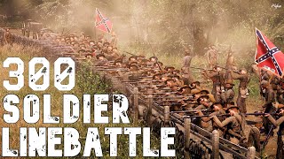 War of Rights - 300 Soldier Line Battle