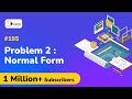 Problem  2 Based on Normal Form or Canonical Form