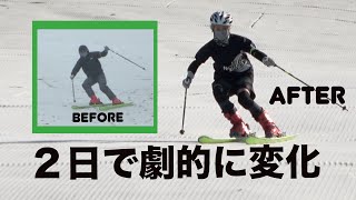 【劇的変化】普通の女性がたった2日です。｜MURAKIN SKIING