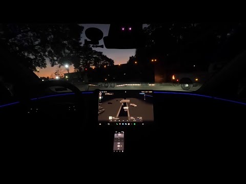 Tesla Fsd Supervised V12 5 4 Handles Wide Load W No Lighting On Back