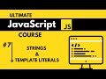 Create Strings using Template Literals | Lecture 7 | JavaScript Tutorial in Urdu/Hindi.