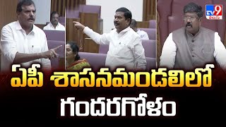 AP Legislative Council : ఏపీ శాసనమండలిలో గందరగోళం - TV9