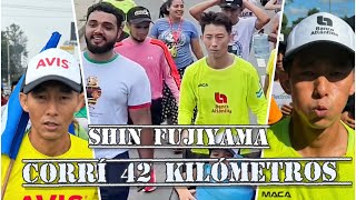 Corrí 42 kilómetros con Shin Fujiyama 😱😱😱😱