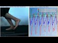 templo gait analysis running styles with actibelt forefoot run