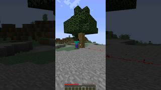 A new way to chop down a tree? How? 😳😳😳 #minecraft #minecraftshorts #reels #like #minecraftmeme
