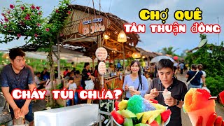 Cháy túi khi đến CHỢ QUÊ Tân Thuận Đông quá nhiều món ngon tuyệt vời | Về Quê Channel