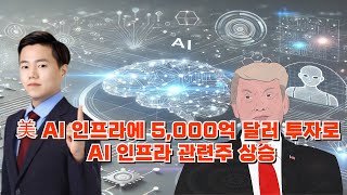 두산에너빌리티, 한화오션, LS ELECTRIC, 비에이치아이│美 AI 인프라에 5,000억 달러 투자로 AI 인프라 관련주 상승