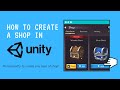 Shop Tutorial Unity - [2021]