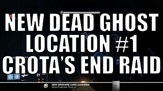 Ghost #1 - New Dead Ghost in Crota's End Raid - Added in Patch 2.0 (Ghost Fragment: Thorn 4)