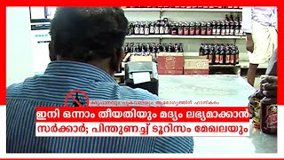 ഇനി ഒന്നാം തീയതിയും മദ്യം ലഭ്യമാക്കാന്‍ സര്‍ക്കാര്‍; പിന്തുണച്ച് ടൂറിസം മേഖലയും