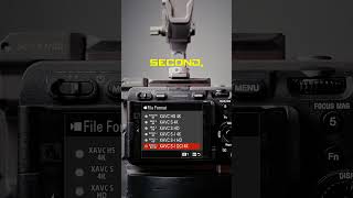 BEST Sony FX30 Cinematic SETTINGS (Part 1) – File Formats Explained! #sonyfx30 #filmmaking #filmtok