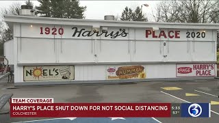 VIDEO: Harry's Place in Colchester shut down for social distancing failures