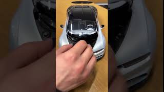 Unwrapping Bugatti Chiron 🩶 #asmr #shorts