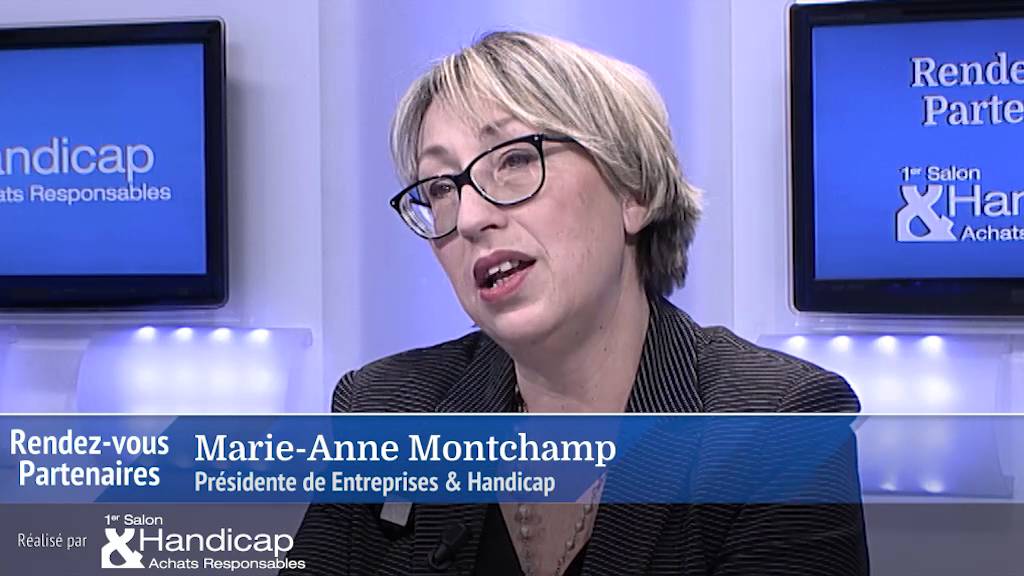 Marie-Anne MONTCHAMP, Présidente, Entreprises & Handicap - YouTube