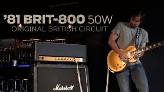 Hear the new StewMac '81 Brit-800 amp kit - a hand wired JCM-800 style head in a kit!