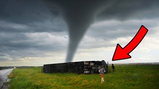 This Tornado Tossed A Truck Right In Front Of Me