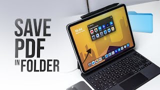 How to Save PDF in Folder on iPad (tutorial)