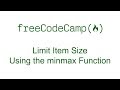 CSS Grid - Limit Item Size Using the minmax Function - Free Code Camp