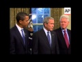 President-elect Obama meets with US presidents