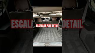 ESCALADE FULL DETAIL #detailing #carpetcleaning #cardetailingtips #carcare #carwash #automobile