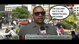 Mark Jackson Strong REACTS to Mark Stevens pushing Kyle Lowry in Game 3 of NBA F