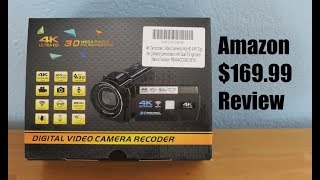 $169.99 4K Ultra Camcorder Review