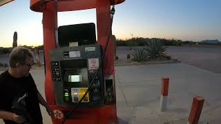 Texaco Gas Station, $4.99 per gallon, Why Not Travel Store, Why, Arizona, 6 April 2022