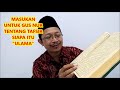 masukan untuk gus nur masalah tafsir siapa itu