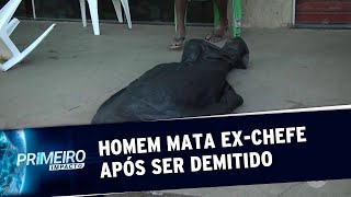 Homem não aceita demissão, mata ex-chefe e comete suicídio no Pará | Primeiro Impacto (13/08/19)