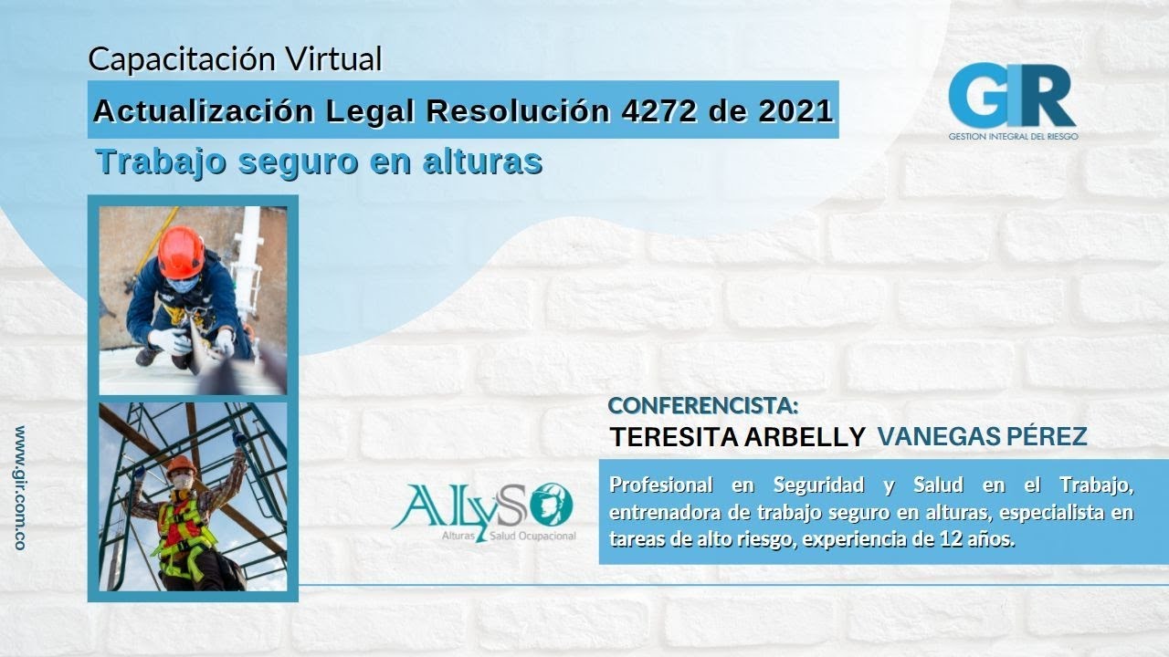 Capacitación Actualización Legal Resolución 4272 De 2021, Trabajo ...