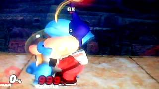 Olimar grab pummel on squirtle