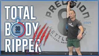 AWESOME 30 Minute Kettlebell Workout to Get Your Weekend Started