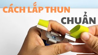 Hướng dẫn cách Gắn thun, Lắp thun vào Ná Cao Su DATA 02 kẹp liền, kẹp đỉnh vào kẹp sau